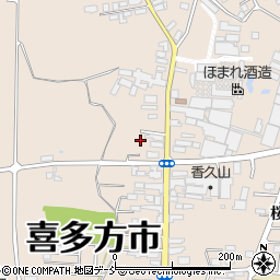 福島県喜多方市松山町村松常盤町2724周辺の地図