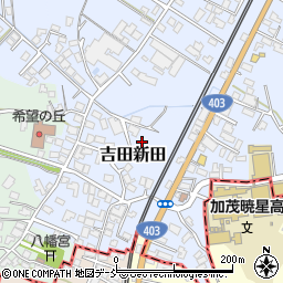 新潟県南蒲原郡田上町吉田新田甲-61-1周辺の地図