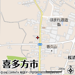 福島県喜多方市松山町村松常盤町2723周辺の地図