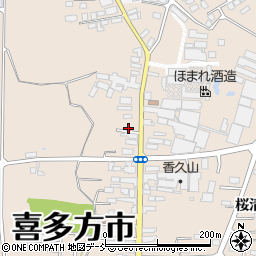 福島県喜多方市松山町村松常盤町2722周辺の地図