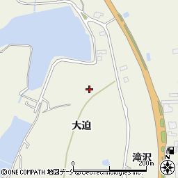 福島県南相馬市鹿島区川子（大迫）周辺の地図