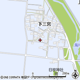 福島県喜多方市上三宮町吉川下三宮2876周辺の地図