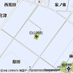 福島県喜多方市岩月町宮津家ノ前周辺の地図