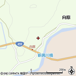 福島県西会津町（耶麻郡）奥川大字元島（山ノ神前）周辺の地図