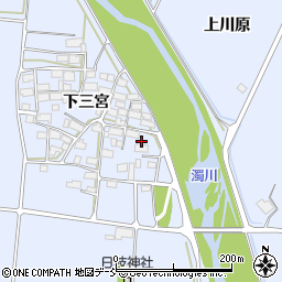福島県喜多方市上三宮町吉川下三宮2868周辺の地図