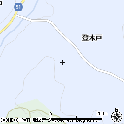 福島県福島市飯野町青木直道周辺の地図