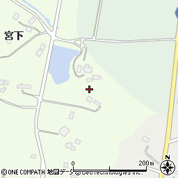 福島県南相馬市鹿島区大内松迫周辺の地図