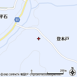福島県福島市飯野町青木大石周辺の地図