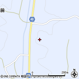 福島県福島市飯野町青木鴨屋敷周辺の地図