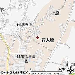 福島県喜多方市松山町村松行人壇2304周辺の地図