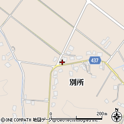 新潟県五泉市別所554周辺の地図