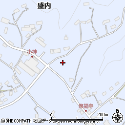 福島県伊達郡川俣町小神宮前周辺の地図