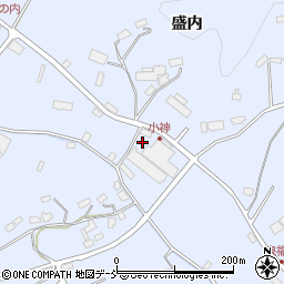福島県伊達郡川俣町小神壱貫田周辺の地図