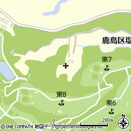 福島県南相馬市鹿島区塩崎大岩周辺の地図