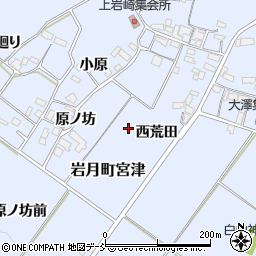 福島県喜多方市岩月町宮津周辺の地図