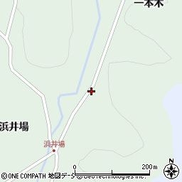 福島県福島市立子山四方木田川周辺の地図