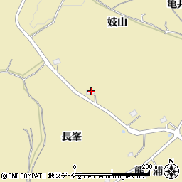 福島県福島市松川町金沢妓山周辺の地図