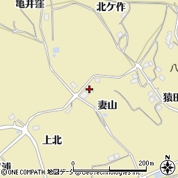 福島県福島市松川町金沢（妻山）周辺の地図