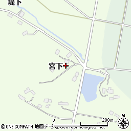 福島県南相馬市鹿島区大内宮下周辺の地図