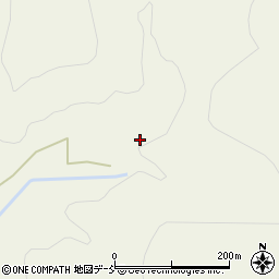 福島県耶麻郡西会津町奥川大字大綱木論田沢周辺の地図