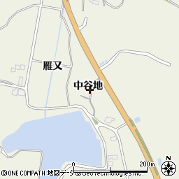 福島県南相馬市鹿島区川子中谷地周辺の地図
