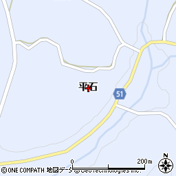 福島県福島市飯野町青木平石周辺の地図