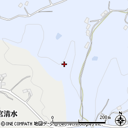 福島県伊達郡川俣町羽田二又沢周辺の地図