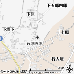 福島県喜多方市松山町鳥見山（五郎四郎）周辺の地図
