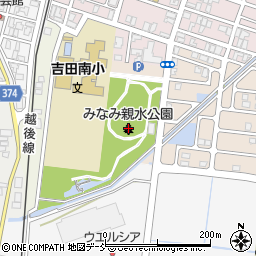 みなみ親水公園周辺の地図