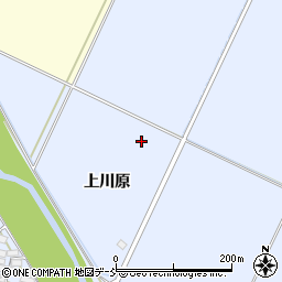 福島県喜多方市上三宮町吉川上川原周辺の地図