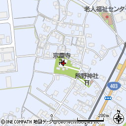 宗慶寺周辺の地図