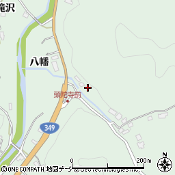 福島県伊達郡川俣町飯坂工ミ堂周辺の地図