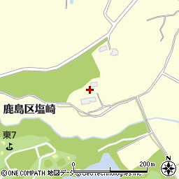 福島県南相馬市鹿島区塩崎（大岩下）周辺の地図