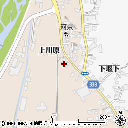 福島県喜多方市松山町村松上川原周辺の地図