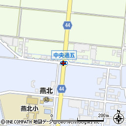 中央通５周辺の地図