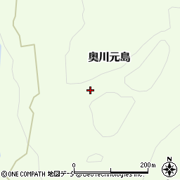 福島県耶麻郡西会津町奥川大字元島徳ヶ平周辺の地図
