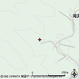 福島県伊達郡川俣町飯坂大沢周辺の地図