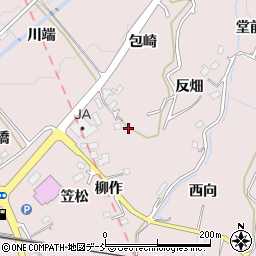 福島県福島市松川町浅川（西向）周辺の地図
