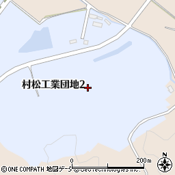 新潟県五泉市村松工業団地周辺の地図