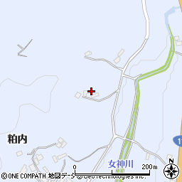 福島県川俣町（伊達郡）羽田（黒内）周辺の地図