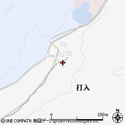 福島県喜多方市関柴町関柴（打入）周辺の地図