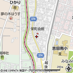 吉田栄町みゆき公園周辺の地図