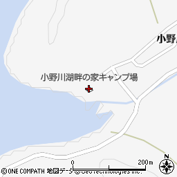 小野川湖畔の家キャンプ場周辺の地図