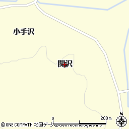 福島県飯舘村（相馬郡）関沢周辺の地図