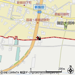 新潟県新潟市南区上新田乙-129周辺の地図