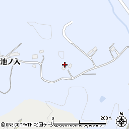福島県伊達郡川俣町羽田中森山周辺の地図