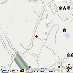 福島県福島市松川町関谷高森周辺の地図