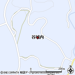 福島県福島市飯野町青木谷城内周辺の地図