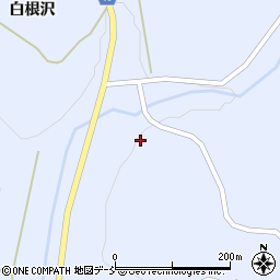 福島県福島市飯野町青木糀屋周辺の地図