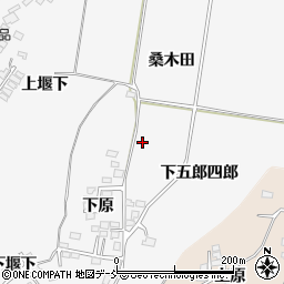 福島県喜多方市松山町鳥見山桑木田周辺の地図